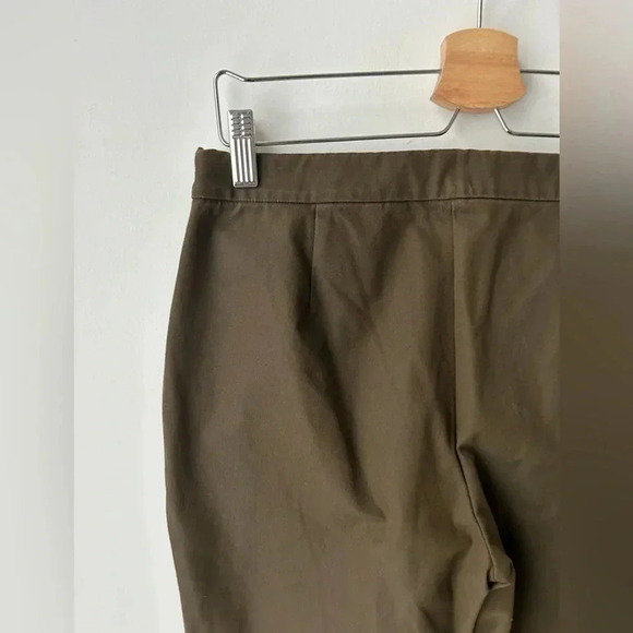 Theory green olive pull on pant - Picture 6 of 10